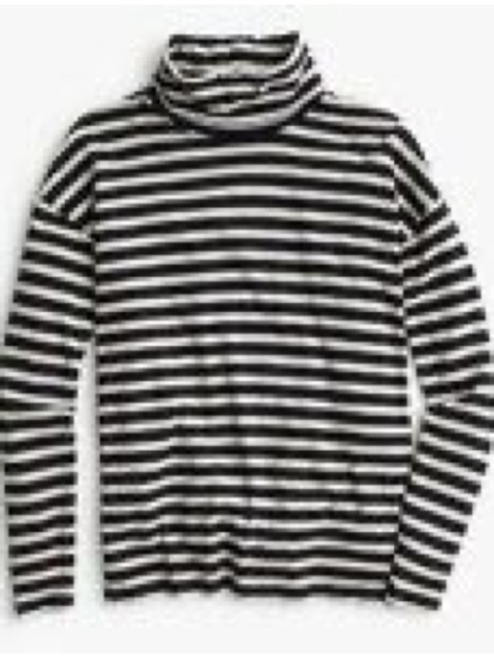 J.Crew Oversized Striped Turtleneck